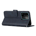 Miniatyrbillede 3 af 5: PU Læder Telefon Cover Til TECNO Spark Go 2022/Spark 8C 4G, Stand Flip Telefonpung Etui med Rem Multicolor Style B