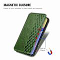Miniatyrbillede 4 af 5: Stødsikkert etui med rombe-præg, pung og stativ til Samsung Galaxy A15 4G/A15 5G Multicolor Style C