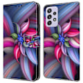 Miniatyrbillede 1 af 5: Wallet Case til Samsung Galaxy A52 4G/5G/A52s 5G, PU Læder Stand 3D Mønster Print Telefon Cover Multicolor Colorful Flowers