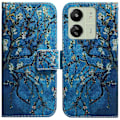 Miniatyrbillede 1 af 5: Til Xiaomi Redmi 13C 4G/13C 5G/Poco C65 4G/Poco M6 5G/13R 5G Etui PU Læder Wallet Stand Cover Multicolor Apricot Flowers