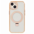 Pikkukuva 1 / 5: Läpinäkyvä TPU+PC suojakuori iPhone 15 Plus -puhelimelle, näkymätön jalusta ja magneettinen puhelinkuori Multicolor Style C