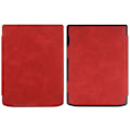 Miniatyrbillede 1 af 5: Etui til PocketBook InkPad Color 2/3 PB743 - Skin-Touch PU Læder E-Reader Cover med Auto Væk/Sov Multicolor Red