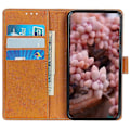 Pikkukuva 3 / 5: Xiaomi Poco C75 4G/Redmi 14R 5G/14C 4G Lompakkokotelo Jalustalla, Lehmännahkakuvioinen Nahkainen Puhelinkotelo Multicolor Brown