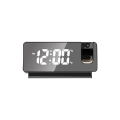Miniatyrbillede 2 af 5: LED Digital Projektions Vækkeur Temperatur Stort Display Bord Sengelamper Gave