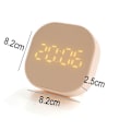 Miniatyrbild 2 av 5: Digital väckarklocka. Multifunktionell magnetisk led smart sensor Söt väckarklocka för barn pink