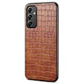 Pikkukuva 1 / 4: Samsung Galaxy A35 5G Nahkainen Takakuori Krokotiilikuviolla Suojaava Kotelo Multicolor Style B