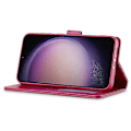 Miniatyrbillede 3 af 5: LC.IMEEKE Etui til Samsung Galaxy A16 5G/A16 4G Kalveskindsstruktur PU Læder Stand Wallet Telefon Cover Multicolor Style C