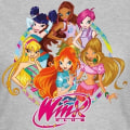 Miniatyrbild 2 av 5: Winx Club Group Shot med logotyp Dam T-shirt Grey 3XL