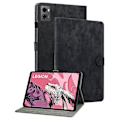 Miniatyrbillede 1 af 5: Til Lenovo Legion Y700 (2023)/Tab Gen 2 Cover Præget Stativ PU Læder Kortholder Tablet Case Multicolor Style G