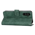 Miniatyrbillede 3 af 5: DIERFENG DF-03 Etui til Samsung Galaxy A15 4G Stødsikkert Læder Stand Telefon Cover Wallet Multicolor Style C