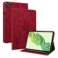 Miniatyrbillede 1 af 5: Tablet Cover til Realme Pad 2 PU Læder Cover Sommerfugl Blomst Præget Kortholder Shell Multicolor Style C