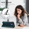 Miniatyrbillede 4 af 5: For Oppo K13 5G Wallet Cases Retro Tekstur RFID-blokering Læder Telefon Cover Multicolor Dark Green
