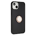 Miniatyrbild 2 av 5: Skyddsskal för iPhone 15 Smartphone med Spegellik Ringhållare Stativ Matt TPU Fodral Multicolor Style C