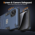 Miniatyrbillede 2 af 5: PC+TPU-etui med dobbelt lag design og faldbeskyttelse til Oppo A38 4G/A18 4G Multicolor Style C