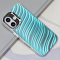 Pikkukuva 4 / 5: iPhone 16 Plus -kuori Silikoni+PC IMD Lasertekstuuri Mattapintainen Puhelinkuori- Multicolor AK6
