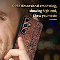 Miniatyrbild 5 av 5: AZNS Fodral för Samsung Galaxy A26 5G Skyddande PU Läder Täckt TPU Telefonskal Multicolor Style D