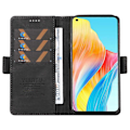Pikkukuva 2 / 5: YIKATU YK-005 Oppo A78 4G PU-nahkalompakkokotelo, pehmeäpintainen jalustallinen suojakotelo Multicolor Style E