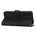 Miniatyrbillede 3 af 5: DIERFENG DF-03 Etui til Samsung Galaxy A15 4G Stødsikkert Læder Stand Telefon Cover Wallet Multicolor Style F