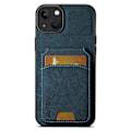 Miniatyrbillede 4 af 5: SUTENI H02 Mobiltelefonetui til iPhone 14 Plus, Anti-fald Læder Beskyttende Bagside Multicolor Style A