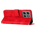 Miniatyrbillede 3 af 5: Etui til Motorola Moto G15 4G, præget trekantet læder telefoncover Multicolor Style F