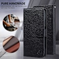 Miniatyrbillede 4 af 5: Til Samsung Galaxy S24+ Etui PU Læder Anti-drop Wallet Cover Multicolor Style A