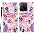 Miniatyrbillede 1 af 5: PU Læder Wallet Cover med Mønsterprint og Flip Stand til Xiaomi Redmi Note 12S 4G Multicolor Style E