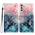 Miniatyrbild 1 av 5: Plånboksfodral för Samsung Galaxy A15 5G PU-läder 3D-mönster Tryckt Telefonskal Multicolor Style I