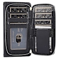 Miniatyrbilde 5 av 5: For iPhone 14 Pro Max Lommebok Etui Folio PU Lær Stativ Rombe Telefondeksel med Håndstropp Multicolor Style C