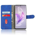 Miniatyrbillede 2 af 5: Hud-venligt PU læder telefoncover til vivo S17 5G, understøttende stativ Slim-Fit Wallet Flip telefonetui Multicolor Style C