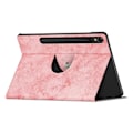 Miniatyrbillede 4 af 5: Roterende Stand Cover til Samsung Galaxy Tab S9 SM-X710, SM-X716B, SM-X718U PU Læder Smart Tablet Case Multicolor Style C