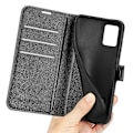 Miniatyrbillede 5 af 5: Til Motorola Moto E22 4G Mobiltelefon Cover Wallet Stand PU Læder Folio Flip Telefon Etui Multicolor Style A