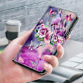Miniatyrbild 5 av 5: Plånboksfodral i PU-läder med 3D-mönster och ställ för Sony Xperia 1 V Multicolor Style F