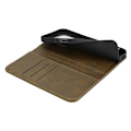 Miniatyrbillede 4 af 5: PU læder kalveskinds tekstur magnetisk lukning smartphone cover til iPhone 16 Pro Max Multicolor Style D