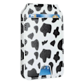 Pikkukuva 1 / 2: Magneettinen korttikotelo jalustalla PU-nahkaa, korttilompakko, henkilökortti- ja pankkikorttikotelo - Musta Multicolor Cow Pattern