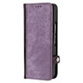 Miniatyrbild 4 av 5: För Samsung Galaxy Z Fold3 5g Pu Läder Phone case Korthållare Cover Purple