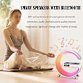 Miniatyrbild 4 av 5: Smart Sound Machine Wake Up Light Väckarklockor Smart Bordslampa Kontroll Med App, 15W Snabb Trådlös Laddare Med Bluetooth Audio Väckarklocka För Vuxna