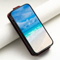 Miniatyrbild 5 av 5: Fullt skydd Läder+tpu Vertikalt Flip Stand Skyddande phone case för Samsung Galaxy A54 5g Wine Red