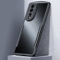 Miniatyrbild 2 av 5: Xundd For Honor 80 5g Stötsäker Tpu+akryl phone case Kolfiberstruktur Slitstarkt cover