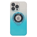 Miniatyrbild 1 av 5: Kickstand PC- case för Iphone 14 Pro Max, Gradient Color Phone Cover kompatibelt med Magsafe Gradient Blue