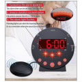 Miniatyrbild 5 av 5: 2023 extra högt vibrerande väckarklocka med sängshaker för tunga sovande sovrum