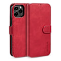 Miniatyrbillede 1 af 5: Retro Læder Telefoncover med Pung Stand Design og Praktisk Rem til iPhone 13 Multicolor Style B