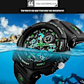 Miniatyrbillede 5 af 5: Skmei 1270 Herre Dual Display Digital Ur Gray