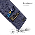 Miniatyrbillede 4 af 5: Til iPhone SE (2022)/SE (2020)/7 4,7 tommer/8 4,7 tommer Stoftekstur Phonever Anti-ridse Stof