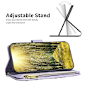 Miniatyrbillede 2 af 5: Til Samsung Galaxy A15 4G Etui Pung Læder Telefon Cover Multicolor Style B