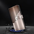 Pikkukuva 4 / 5: Xiaomi Redmi Note 14 5G Kotelo Magneettilukolla 3D Kuvio Nahkainen Lompakko Puhelinkotelo Multicolor Silver Flower