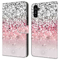 Miniatyrbillede 1 af 5: Til Samsung Galaxy A14 5G/A14 4G Etui Anti-Drop Wallet Telefon Etui med Støttefod Multicolor Style B