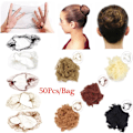 Miniatyrbillede 5 af 10: 50 stk Usynlige Hårnet Fint Mesh Paryk Net Ballet Snood KAFFE coffee