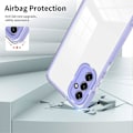 Miniatyrbild 3 av 5: För Samsung Galaxy A14 5G/A14 4G 3-i-1 Transparent Telefon Skal TPU+PC Kameraskydd Fodral Multicolor Style E