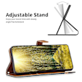 Miniatyrbild 2 av 5: Skal till Samsung Galaxy A15 4G Jeans Tyg Splicing PU Läder Telefonfodral Multicolor Style A