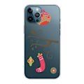 Pikkukuva 1 / 4: iPhone 16 Pro -kuori, jouluaiheinen pehmeä TPU-puhelinkuori - Orava Multicolor Branch